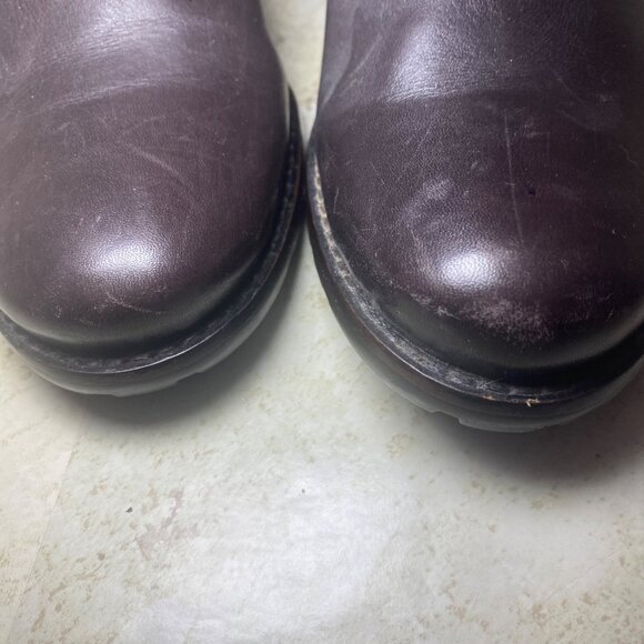 Ecco Womens Leather & Suede Knee-High Boots Buckle Accent Side Zipper Size 39 - Picture 6 of 11